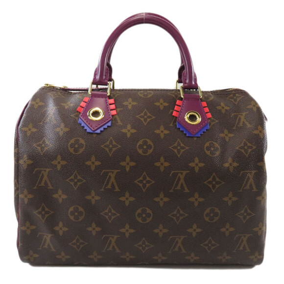 Louis Vuitton Speedy Totem Monogram Canvas Handbag - Picture 2 of 10